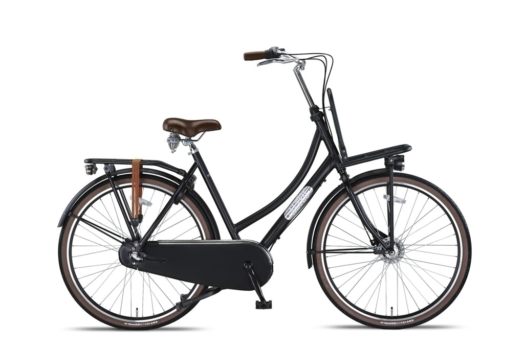 NIHIL Altec Retro Transportfiets 28inch Dames 50cm Mat Zwart
