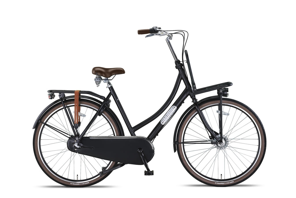 Altec Retro Transportfiets 28inch Dames 61cm Mat Zwart