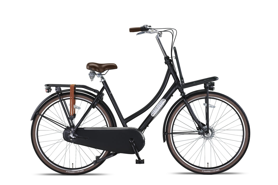 Altec Retro Transportfiets 28inch Dames 61cm Mat Zwart