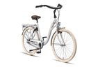 Altec sweet moederfiets 28 inch 56 cm dames 3v rollerbrake zilver