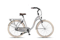 Altec sweet moederfiets 28 inch 56 cm dames 3v rollerbrake zilver