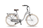Altec sweet moederfiets 28 inch 56 cm dames 3v rollerbrake zilver