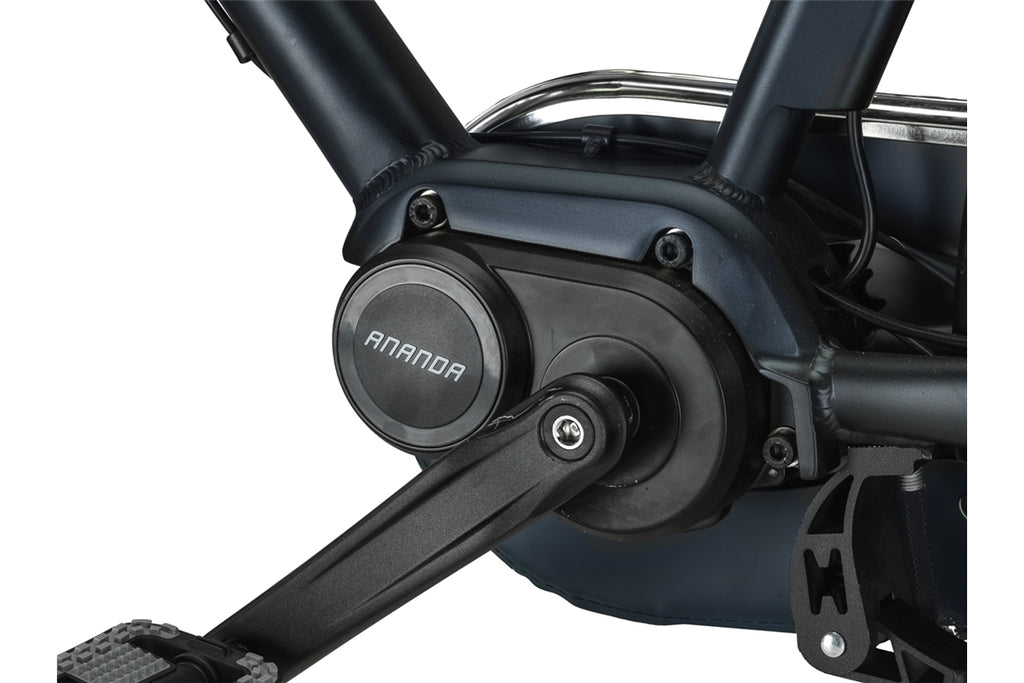 NIHIL Altec Troja  E-Bike 518Wh.  N-7 MiddenMotor Jeans Blue - M80 - 80Nm -