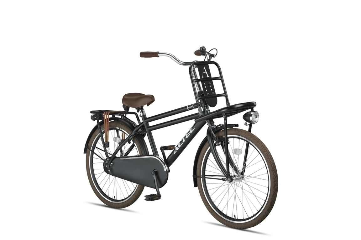 NIHIL Altec Urban 24inch Transportfiets jongensfiets Zwart