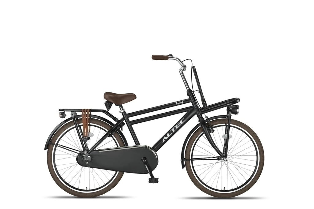 NIHIL Altec Urban 24inch Transportfiets jongensfiets Zwart