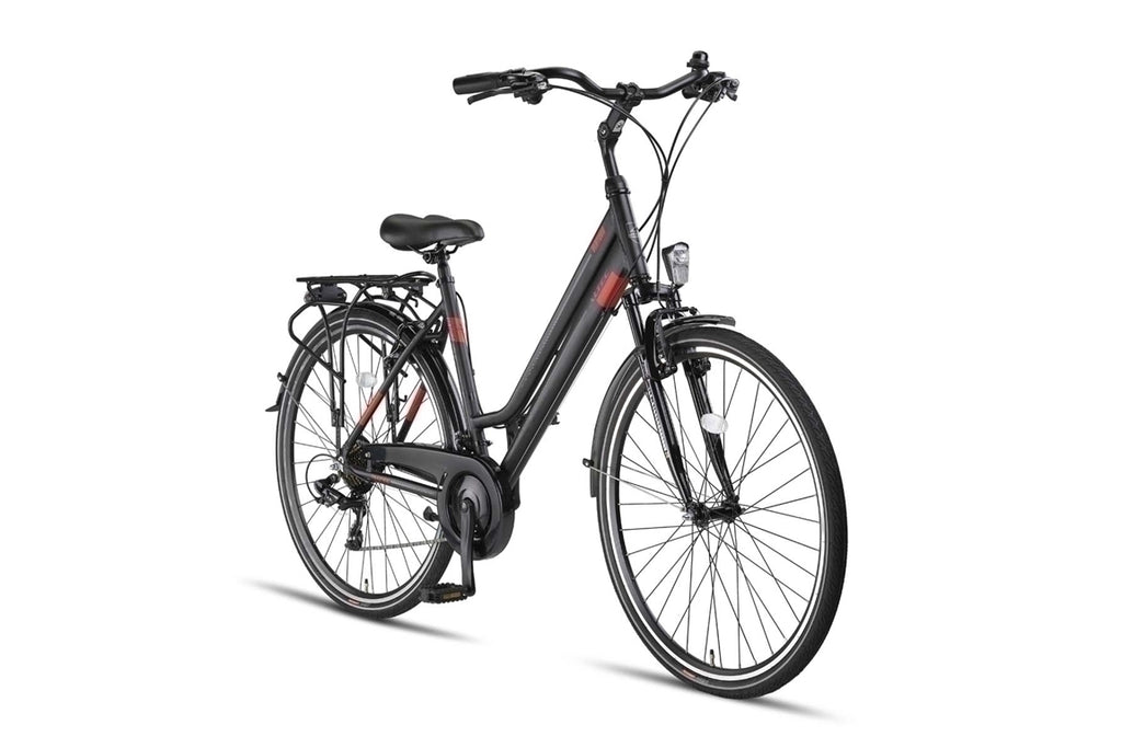 Altec Ventura Trekking V-Brakes Dames 28 inch Black-Red