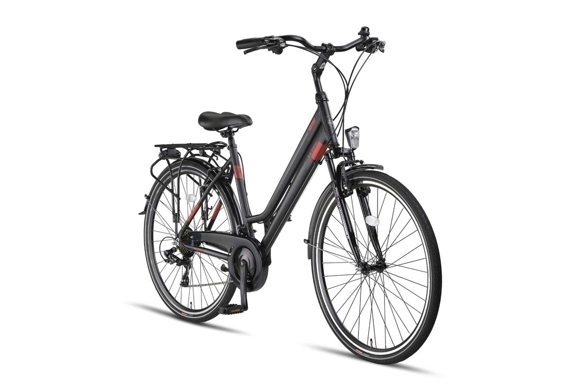 Altec Ventura Trekking V-Brakes Dames 28 inch Black-Red