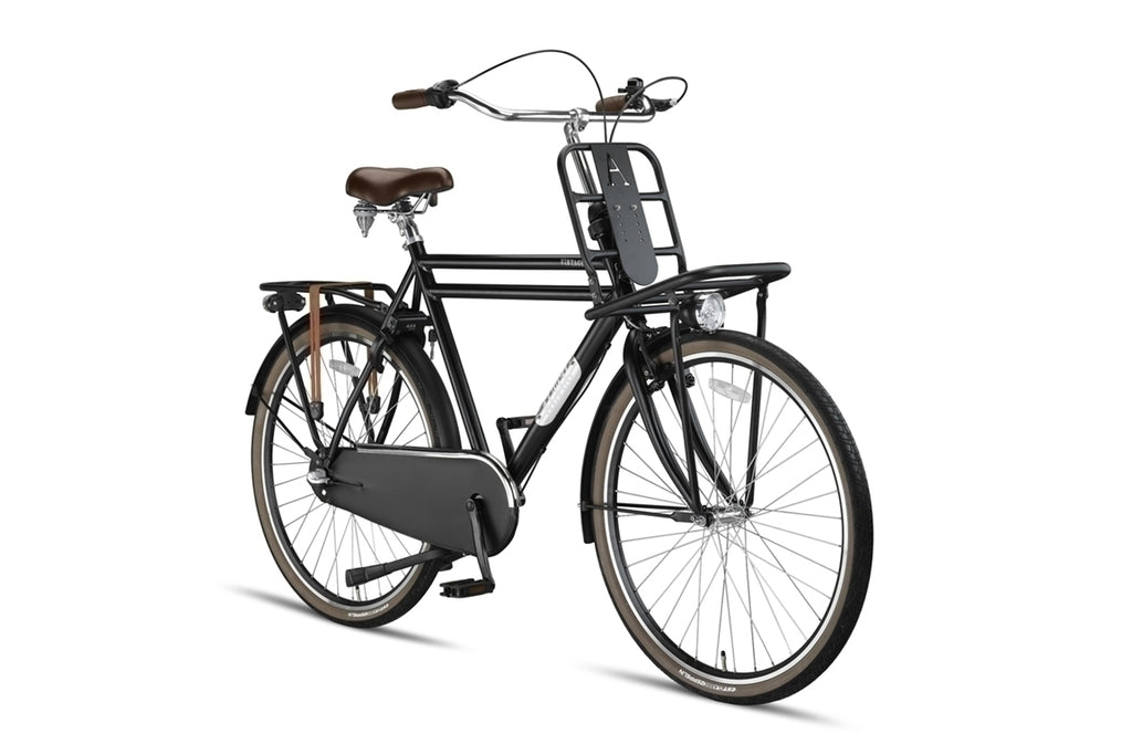 Altec Vintage 28inch Transportfiets N-3 Heren 61cm Mat Zwart