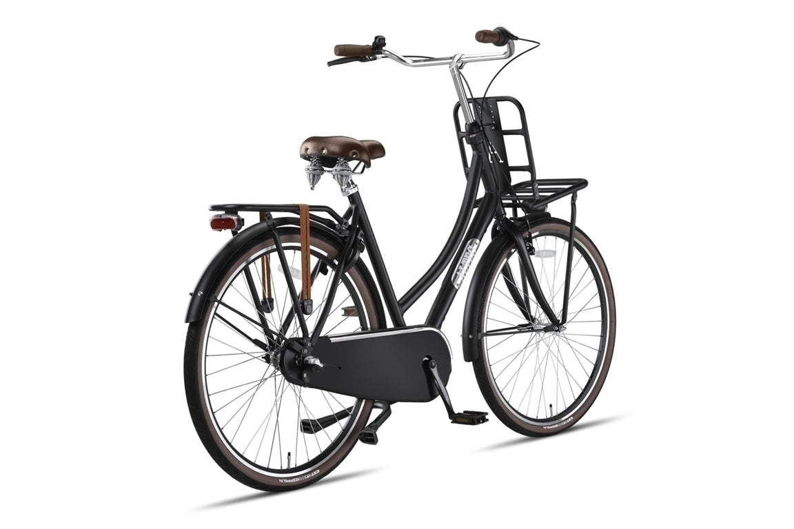 NIHIL Altec Vintage 28inch Transportfiets N-3 Mat Zwart 50cm