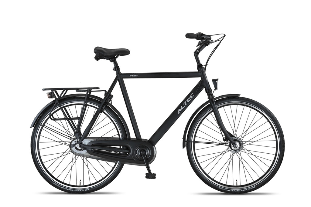 Altec Walesa 28inch Herenfiets 50cm Mat Zwart