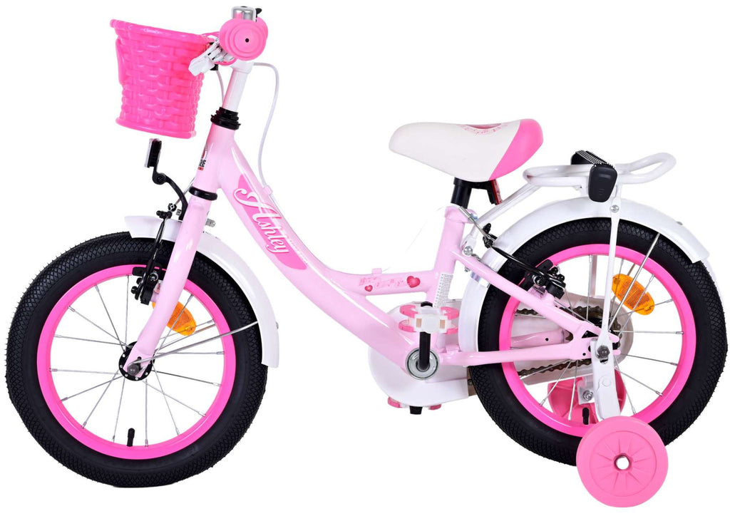Volare Ashley Kinderfiets Meisjes 14 inch Roze Twee Handremmen