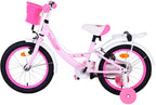 Volare ashley kinderfiets - meisjes - 16 inch - roze - twee handremmen