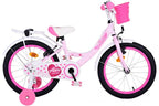 Volare ashley kinderfiets - meisjes - 18 inch - roze - twee handremmen