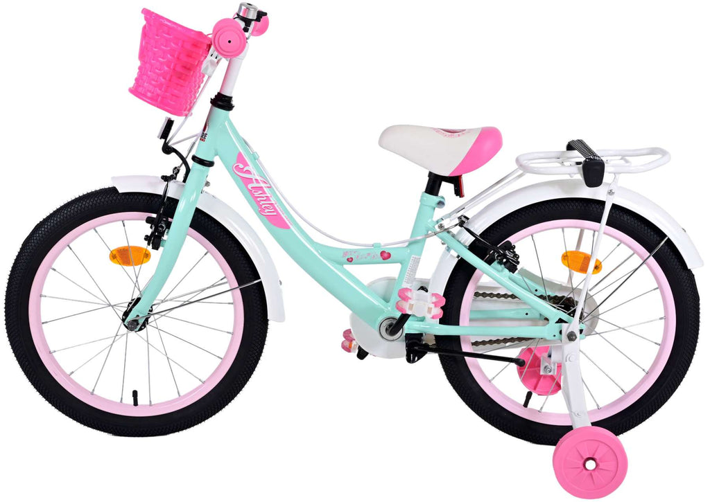 Volare Ashley Kinderfiets - Meisjes - 18 inch - Groen - Twee handremmen