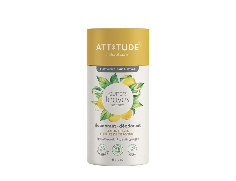 attitude deodorant lemon leaves