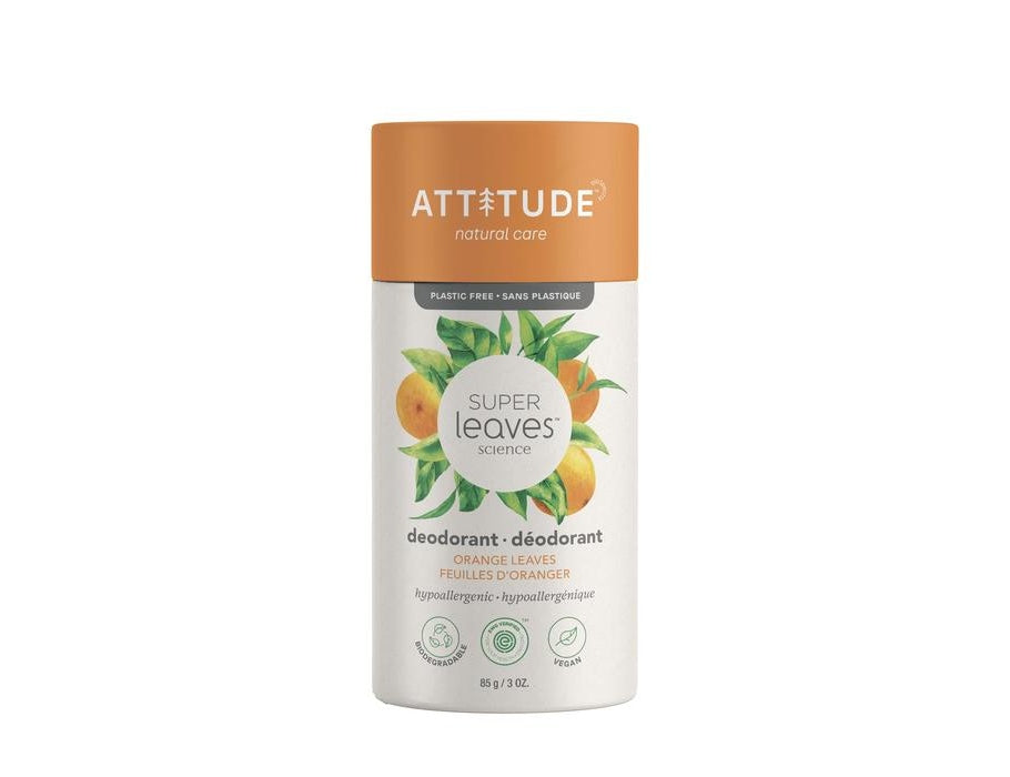 attitude super leaves™ - deodorant - orange leaves - 85g