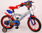 avengers kinderfiets - jongens - 14 inch - grijs - twee handremmen