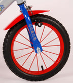 avengers kinderfiets - jongens - 14 inch - grijs - twee handremmen