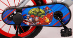 avengers kinderfiets - jongens - 14 inch - grijs - twee handremmen