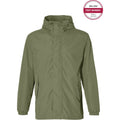 Basil regenjas Hoga unisex Olive Green S