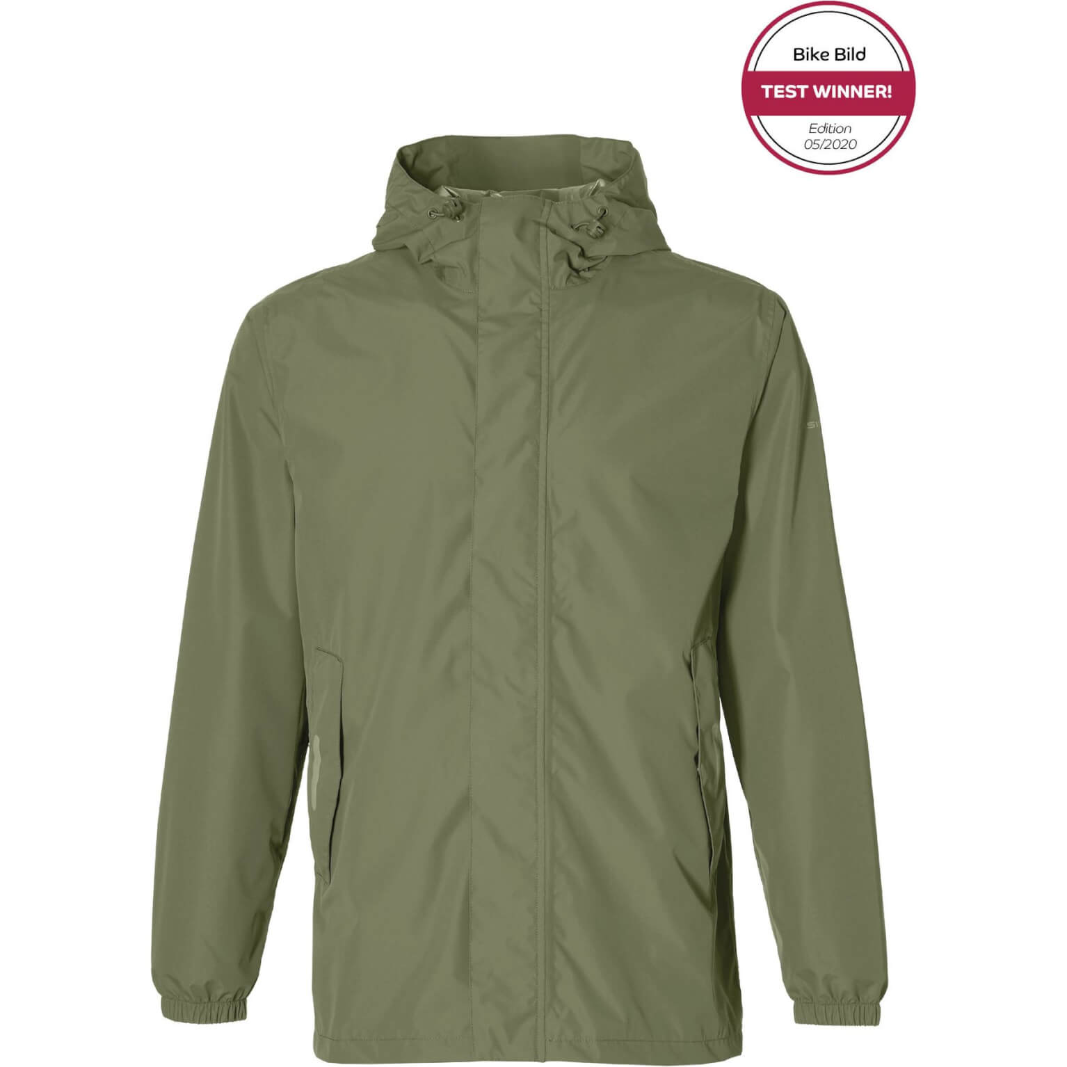 Basil regenjas Hoga unisex Olive Green XXL