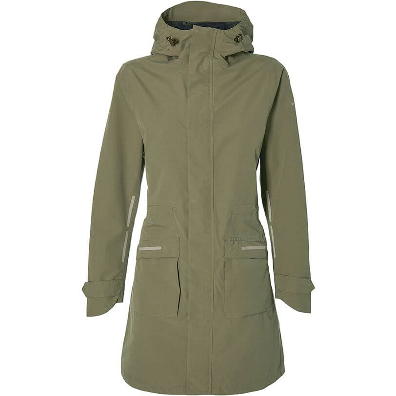 Basil regenparka Mosse dames Olive Green XS