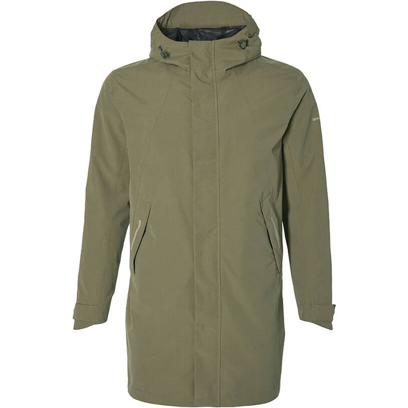 Basil regenparka Mosse heren Olive Green M