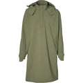Basil poncho Mosse unisex Olive Green M L