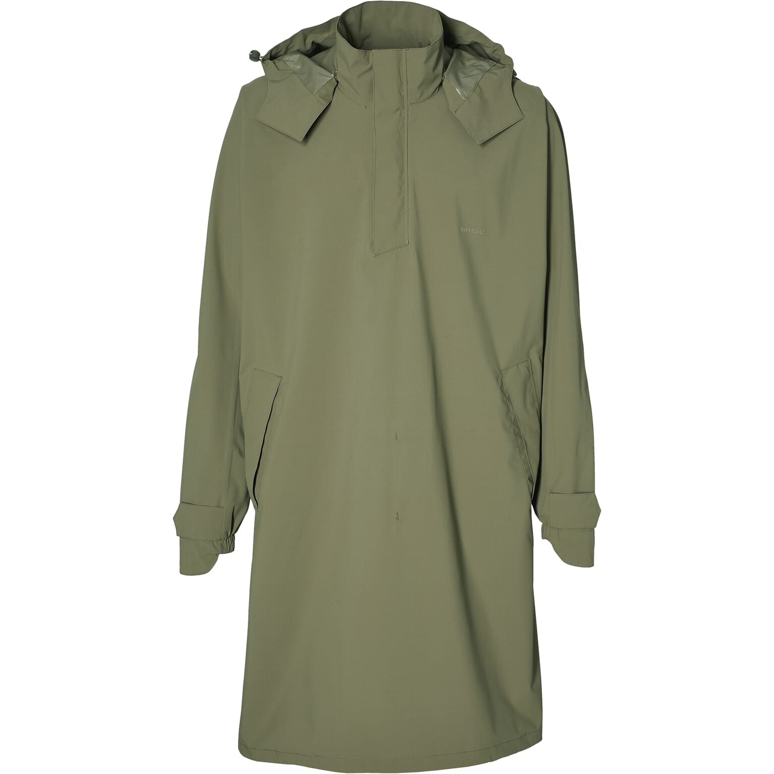 Basil poncho Mosse unisex Olive Green XL XXL
