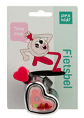 PexKids fietsbel Hartje chroom-roze