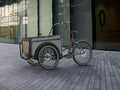 Exus Bakfiets 3 wieler Shuttle zwart-grijs