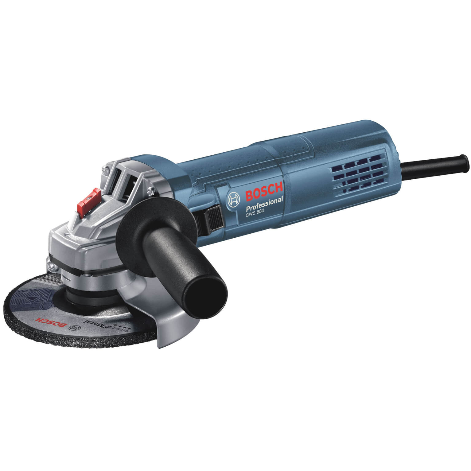 Bosch blauw gws 880 professional haakse slijper | 125mm | + 2 diamantschijven in koffer - 060139600b