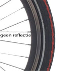 Deli tire buitenband sa-206 16 x 1.75 zw oranje streep