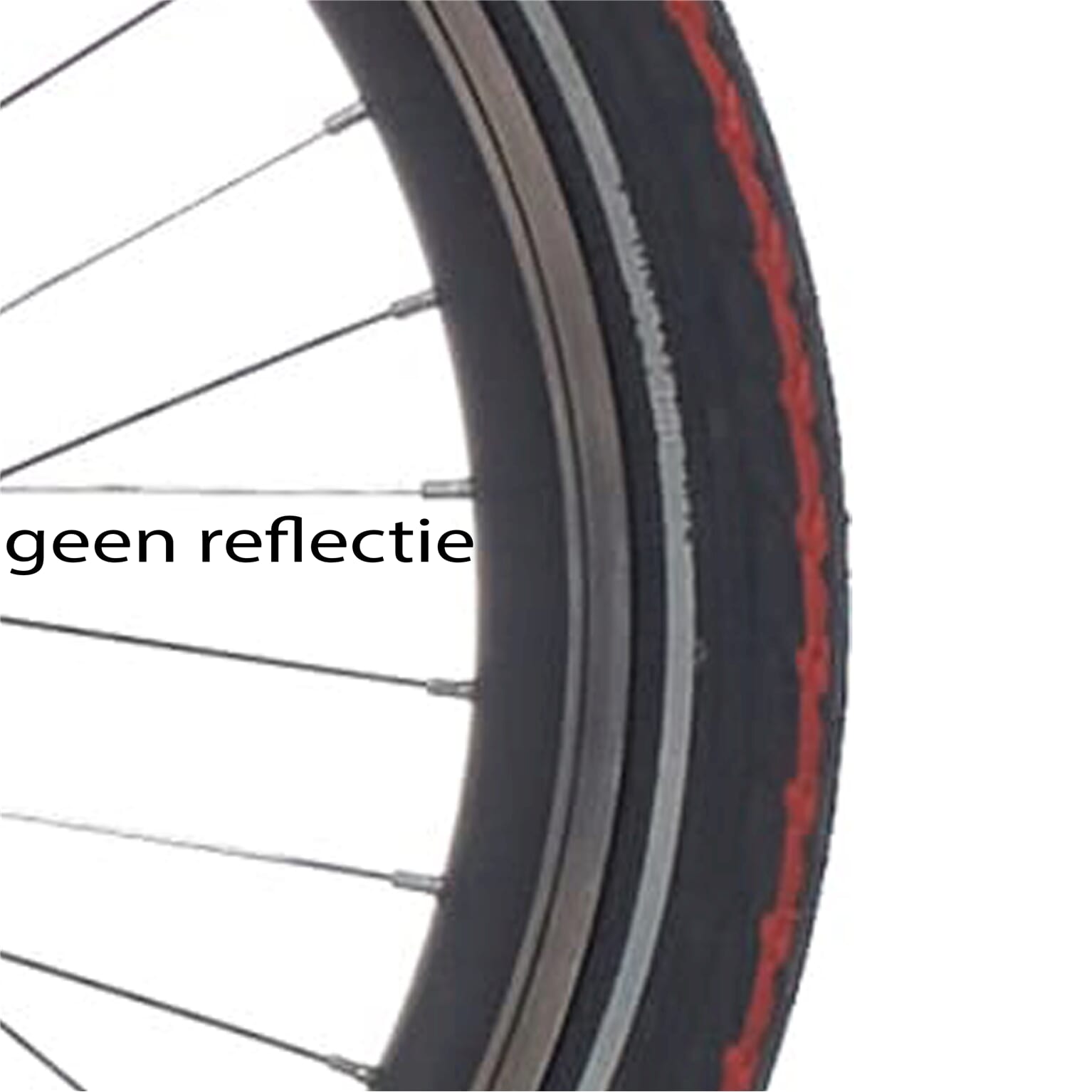 Deli tire buitenband sa-206 16 x 1.75 zw oranje streep
