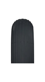 Buitenband 400 x 100 (4.00-8) zwart lijnprofiel