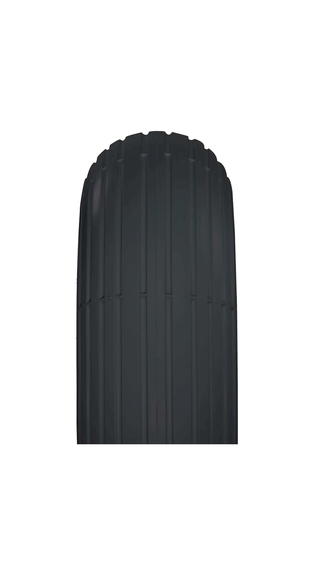 Buitenband 400 x 100 (4.00-8) zwart lijnprofiel