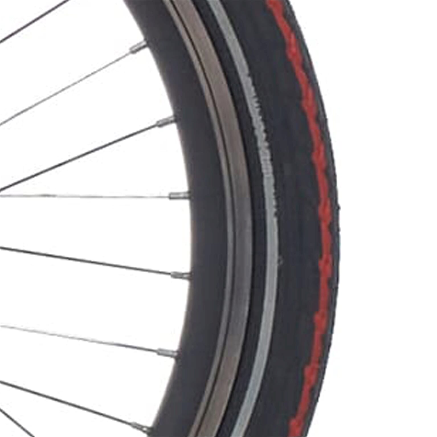 Deli tire buitenband sa-206 20 x 1.75 zw oranje streep refl