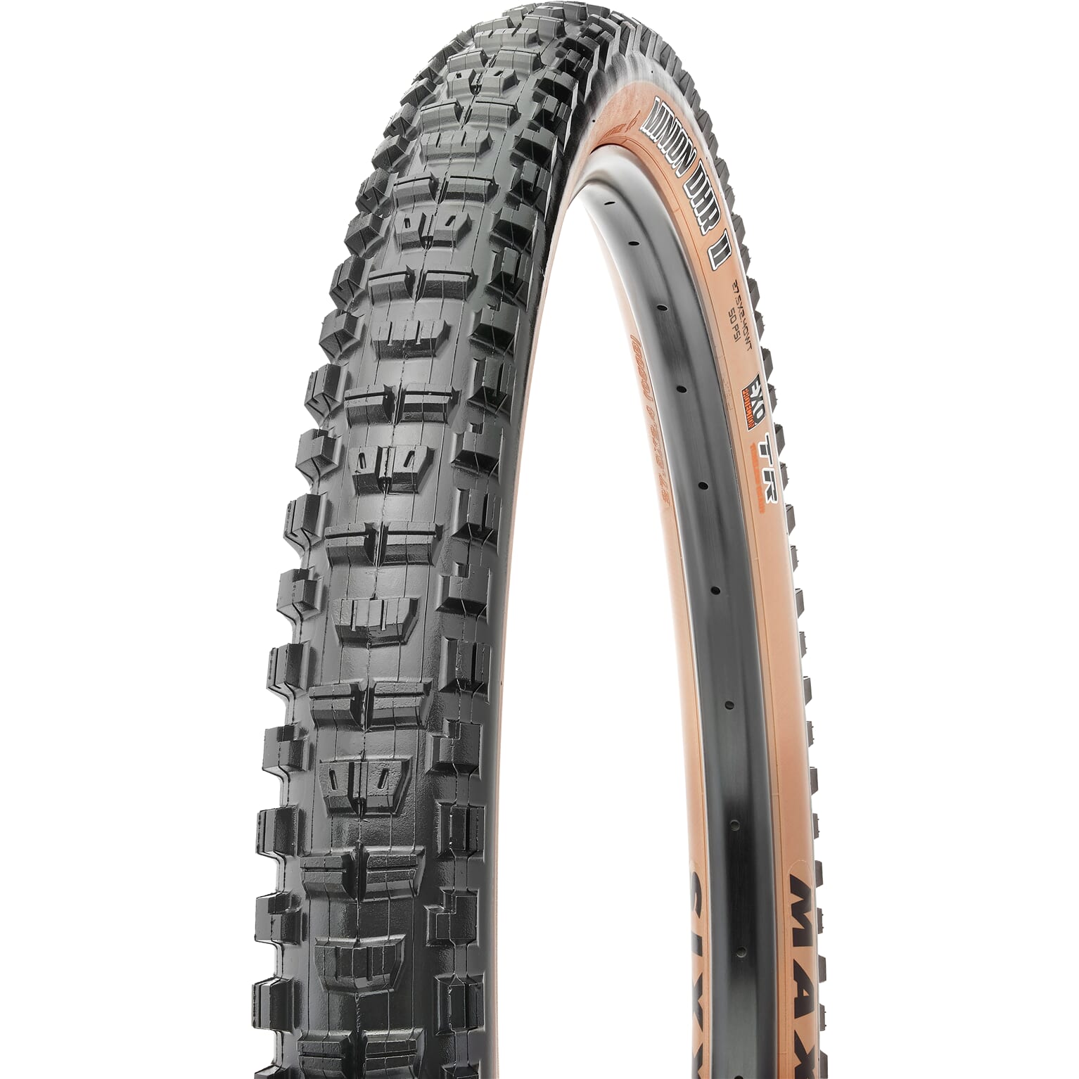 Maxxis Buitenband Minion DHR II EXO TR Tanwall 27.5 x 2.40 zw br