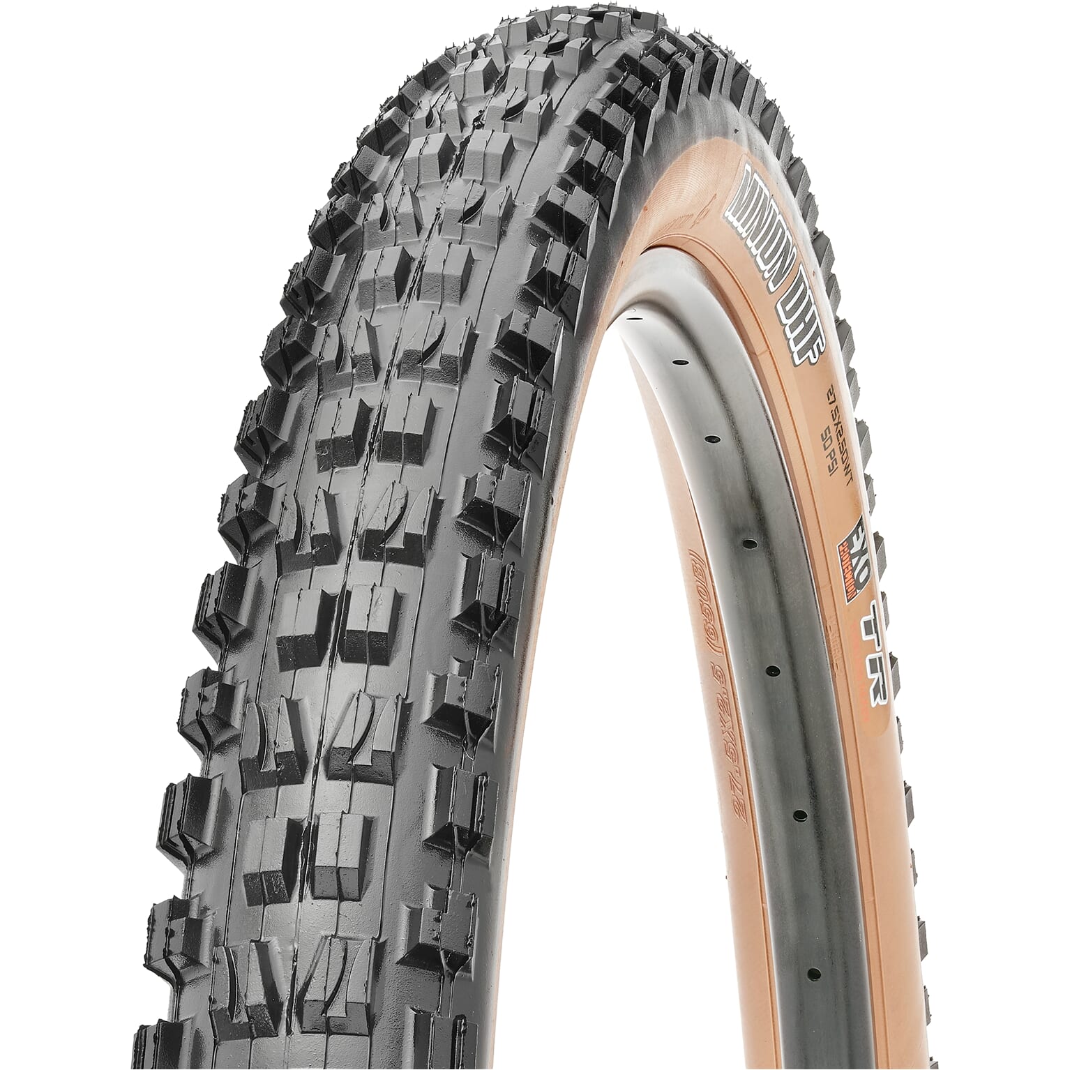 Maxxis Buitenband Minion DHF EXO TR Tanwall 27.5 x 2.50 zw br vouw