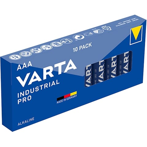 Varta industrie alkaline 4003 aaa 10-pack