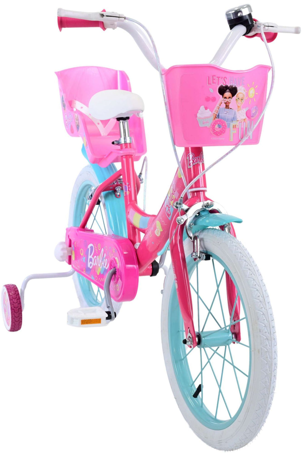 Volare Kinderfiets Meisjes 16 inch Roze Twee handremmen