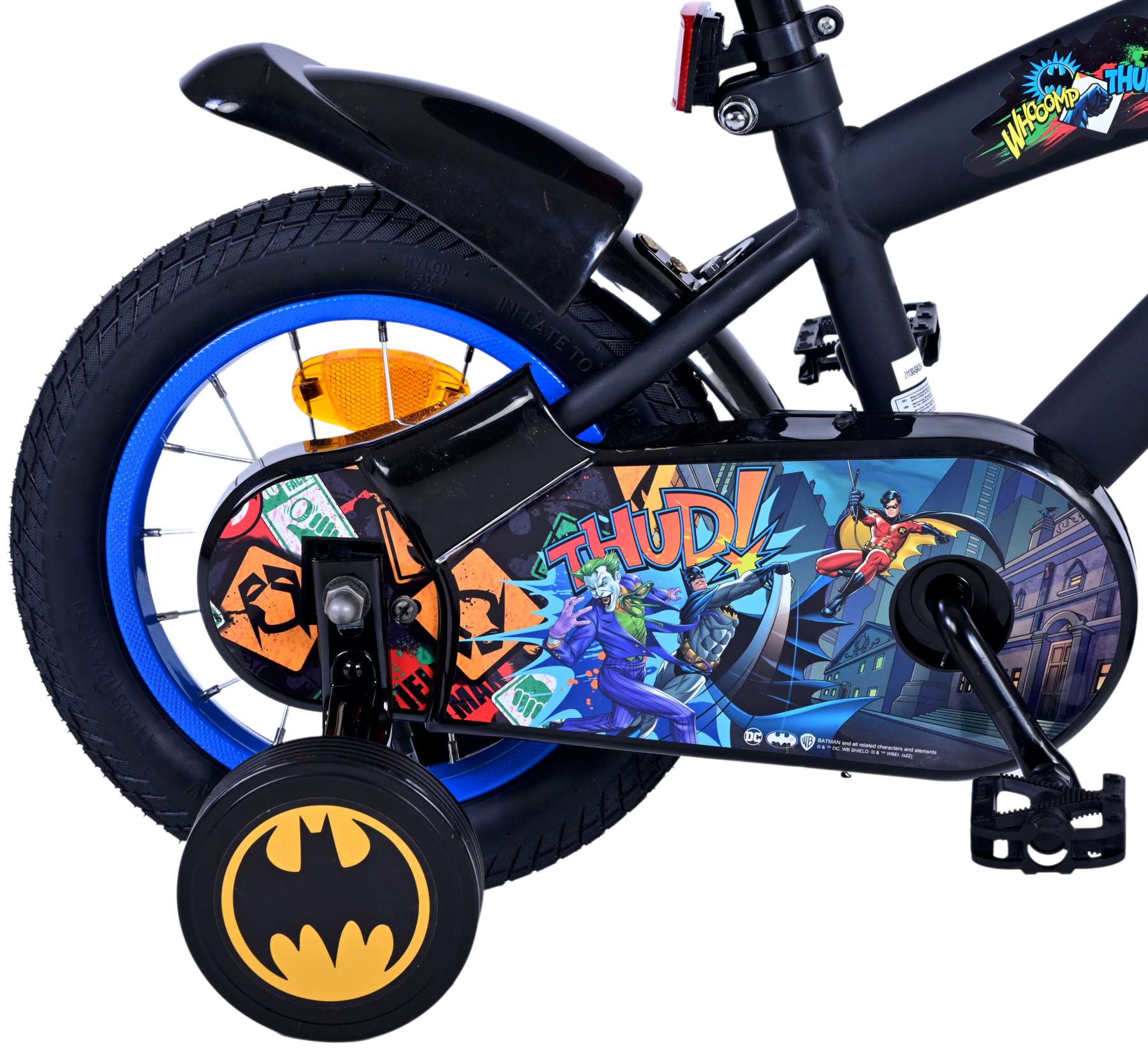 Batman kinderfiets - jongens - 12 inch - zwart