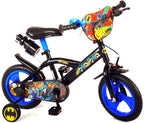batman kinderfiets - jongens - 12 inch - zwart - doortrapper