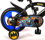batman kinderfiets - jongens - 12 inch - zwart - doortrapper