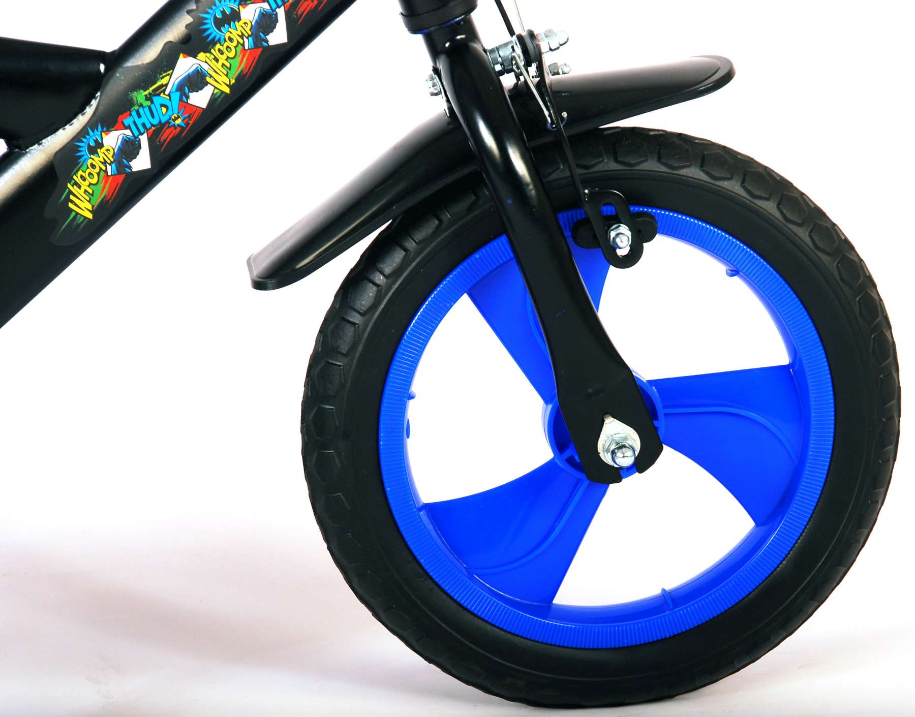 batman kinderfiets - jongens - 12 inch - zwart - doortrapper