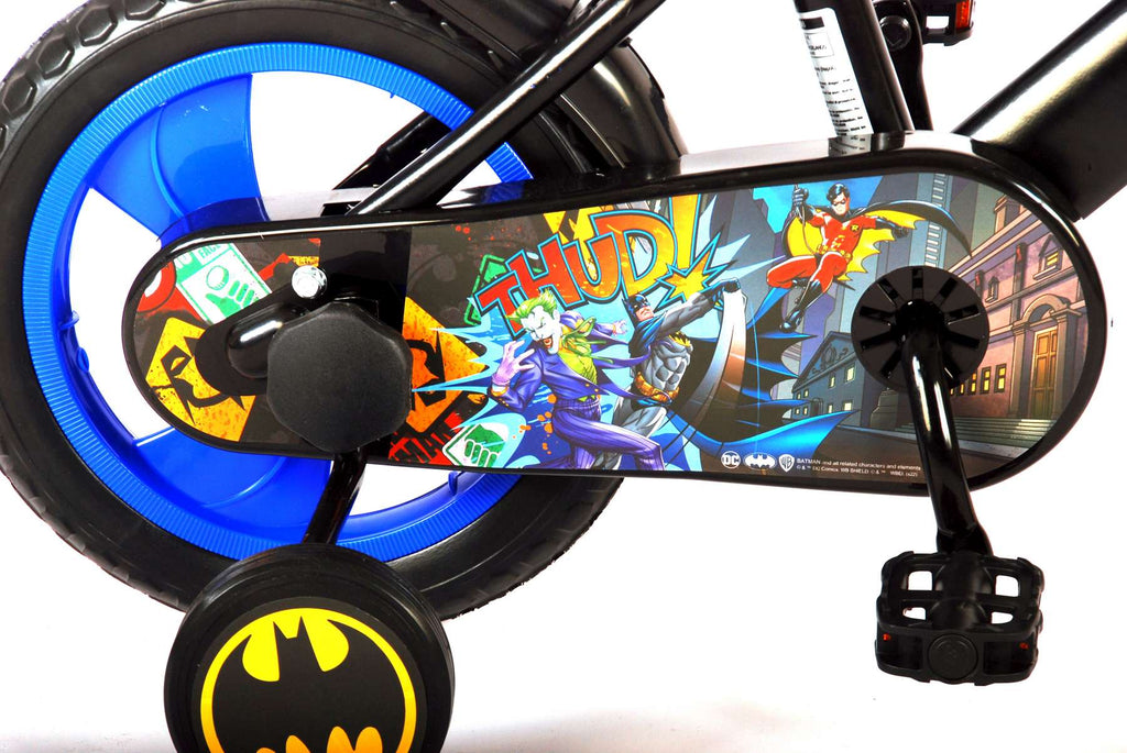 batman kinderfiets - jongens - 12 inch - zwart - doortrapper