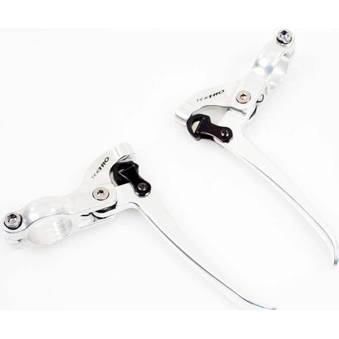 Cortina remgreep set tektro olev silver