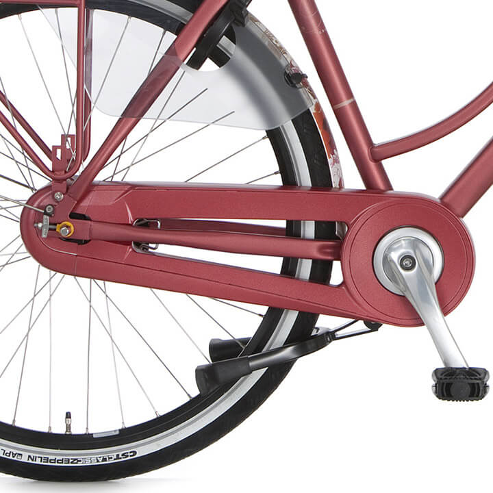 Cortina kettingkast Twist red metallic