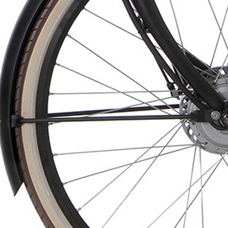 Cortina spatbordstang voor 28 e-u4 jet black matt