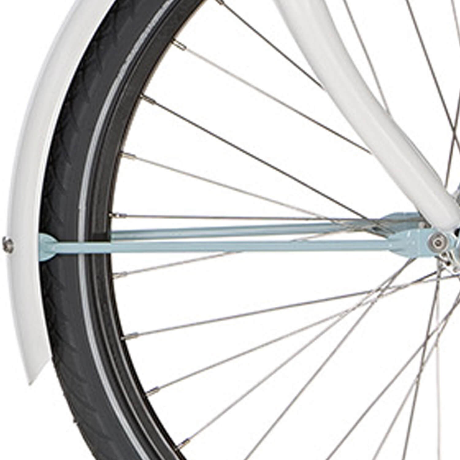 Cortina spatbordstang voor 26 U4 pastel turquoise